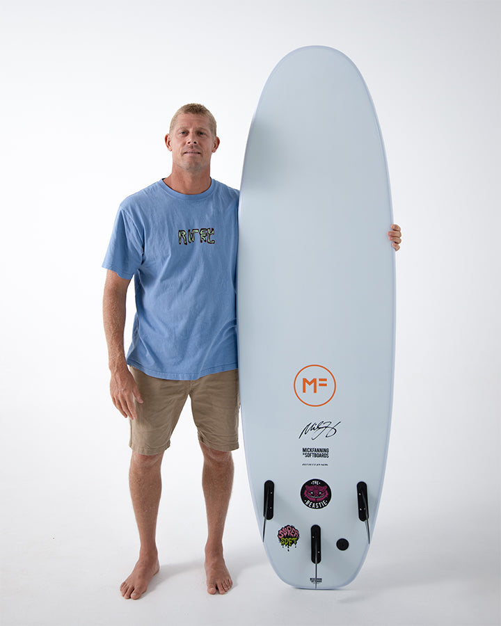MF BEASTIE SUPERSOFT - SKY – MICK FANNING SOFTBOARDS JAPAN