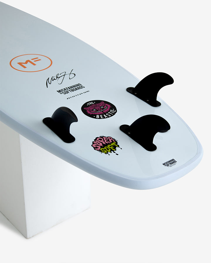 FCS MF スラスター LARGE MF BEASTIE SUPERSOFT - SKY – MICK FANNING SOFTBOARDS JAPAN